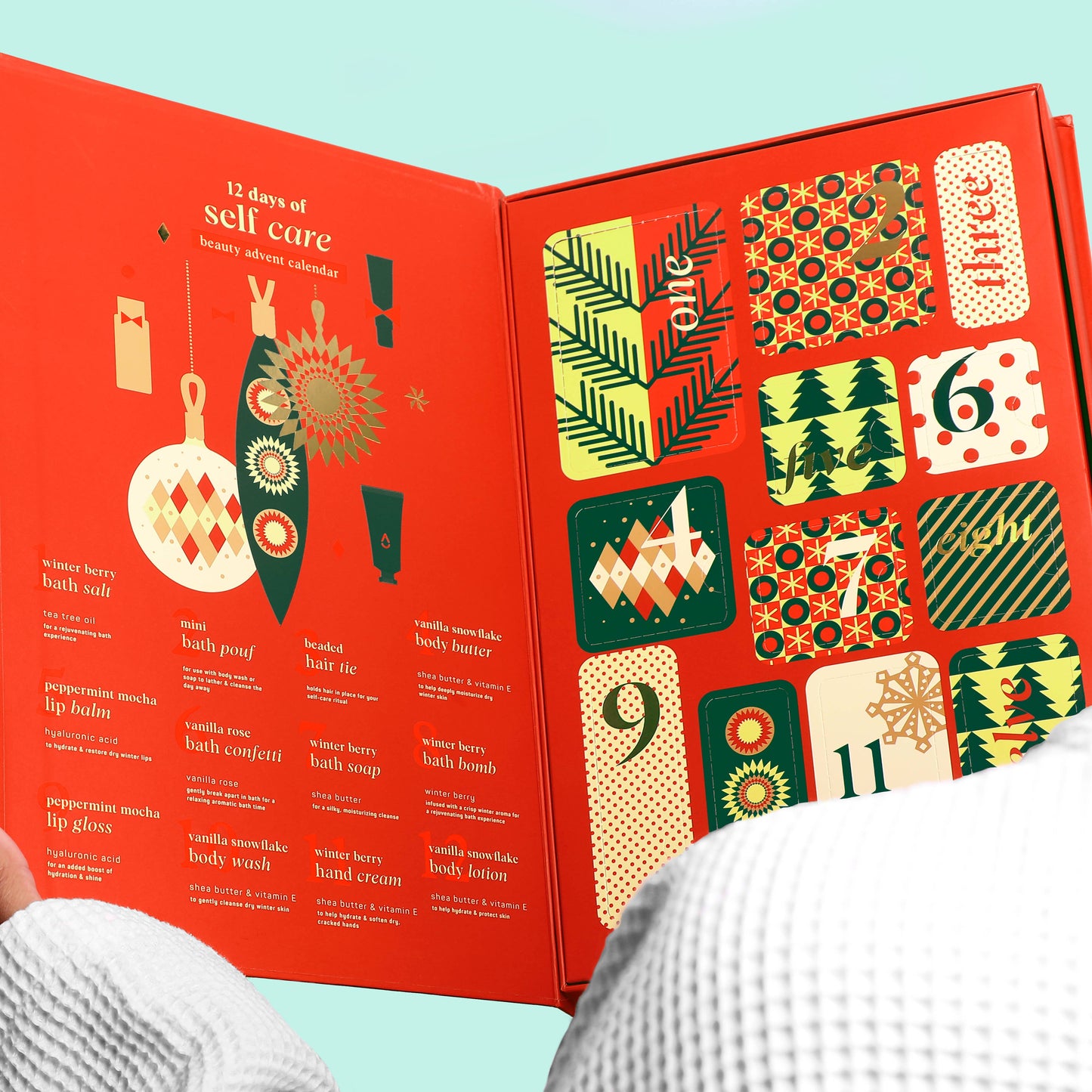Christmas Self Care Beauty Advent Calendar 12 Days