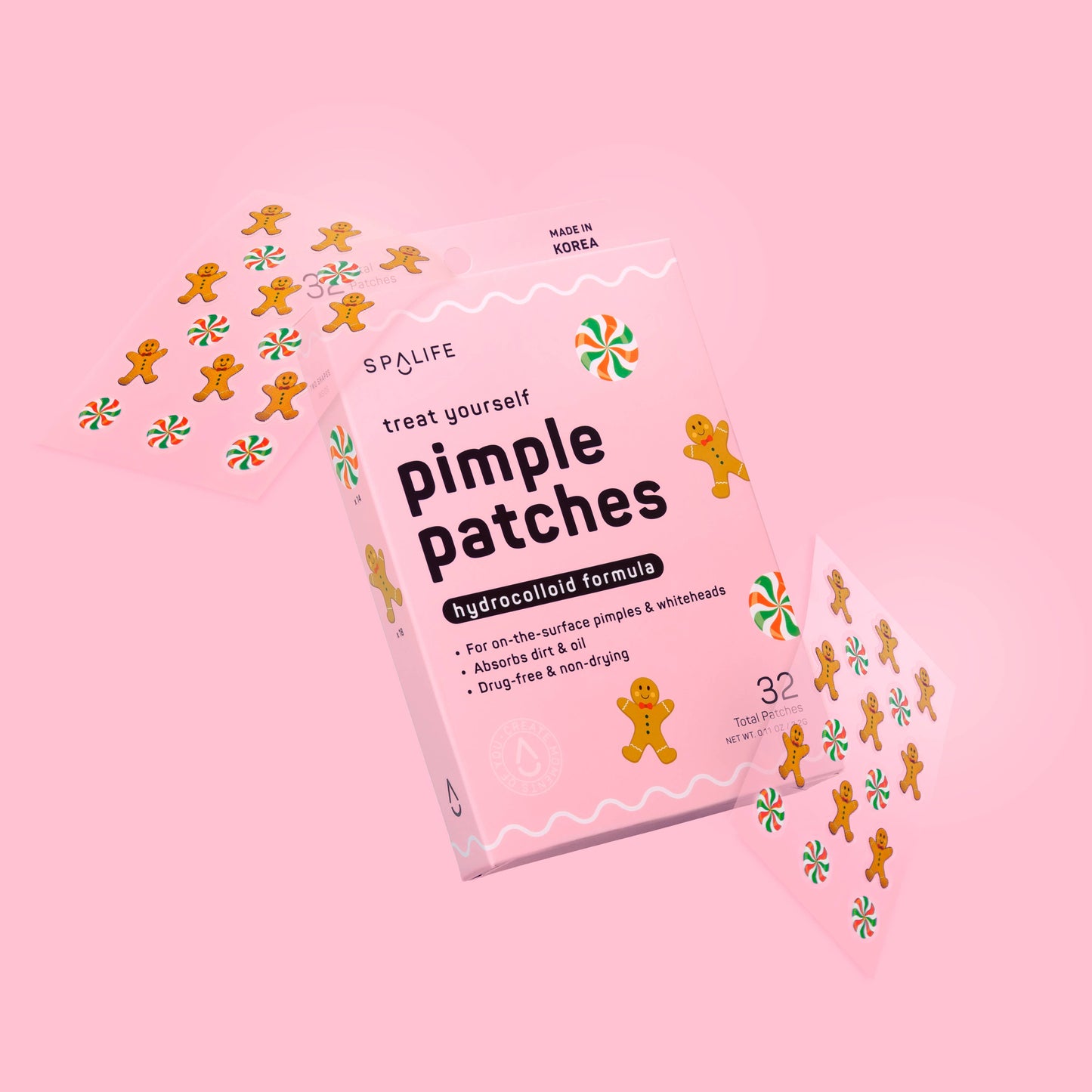 Christmas Gingerbread & Candies Pimple Patches