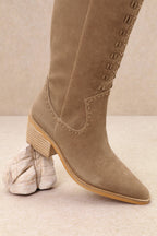 ALESSIA SUEDE WESTERN BOOTS