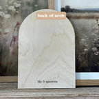 Wildflowers and Jesus Arch Christian Art: Medium