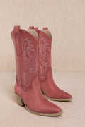 ORREN BOOTS STITCH - RASPBERRY
