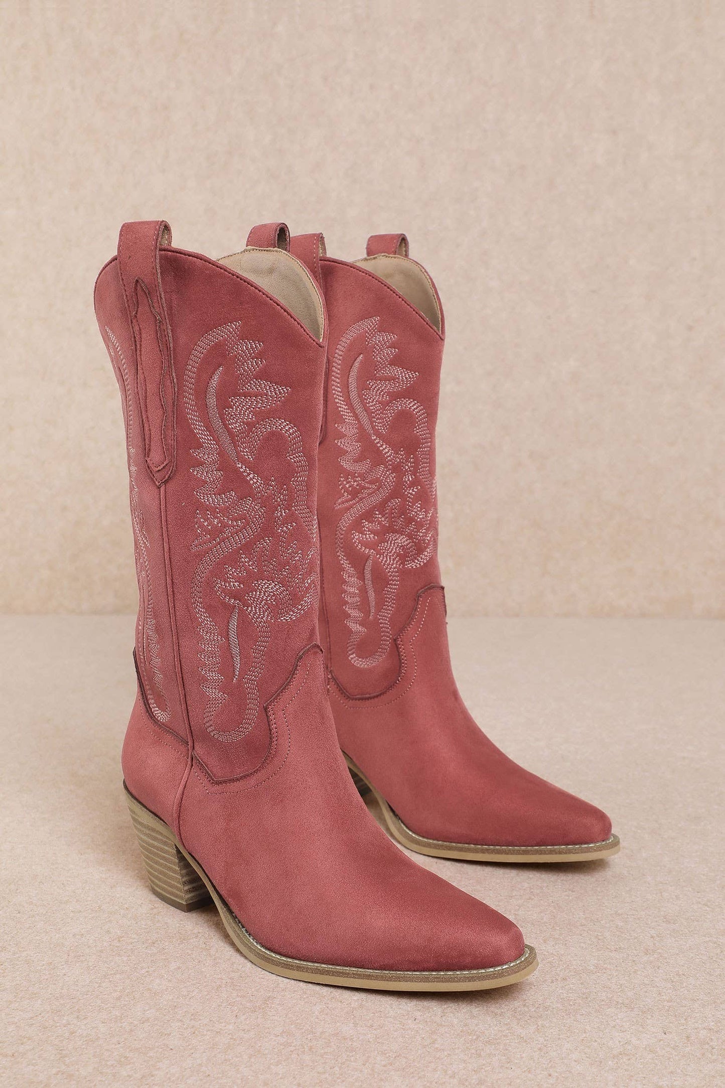 ORREN BOOTS STITCH - RASPBERRY