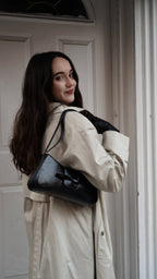 Mini Bow Baguette Handbag