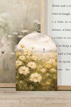 Wildflowers and Jesus Arch Christian Art: Medium