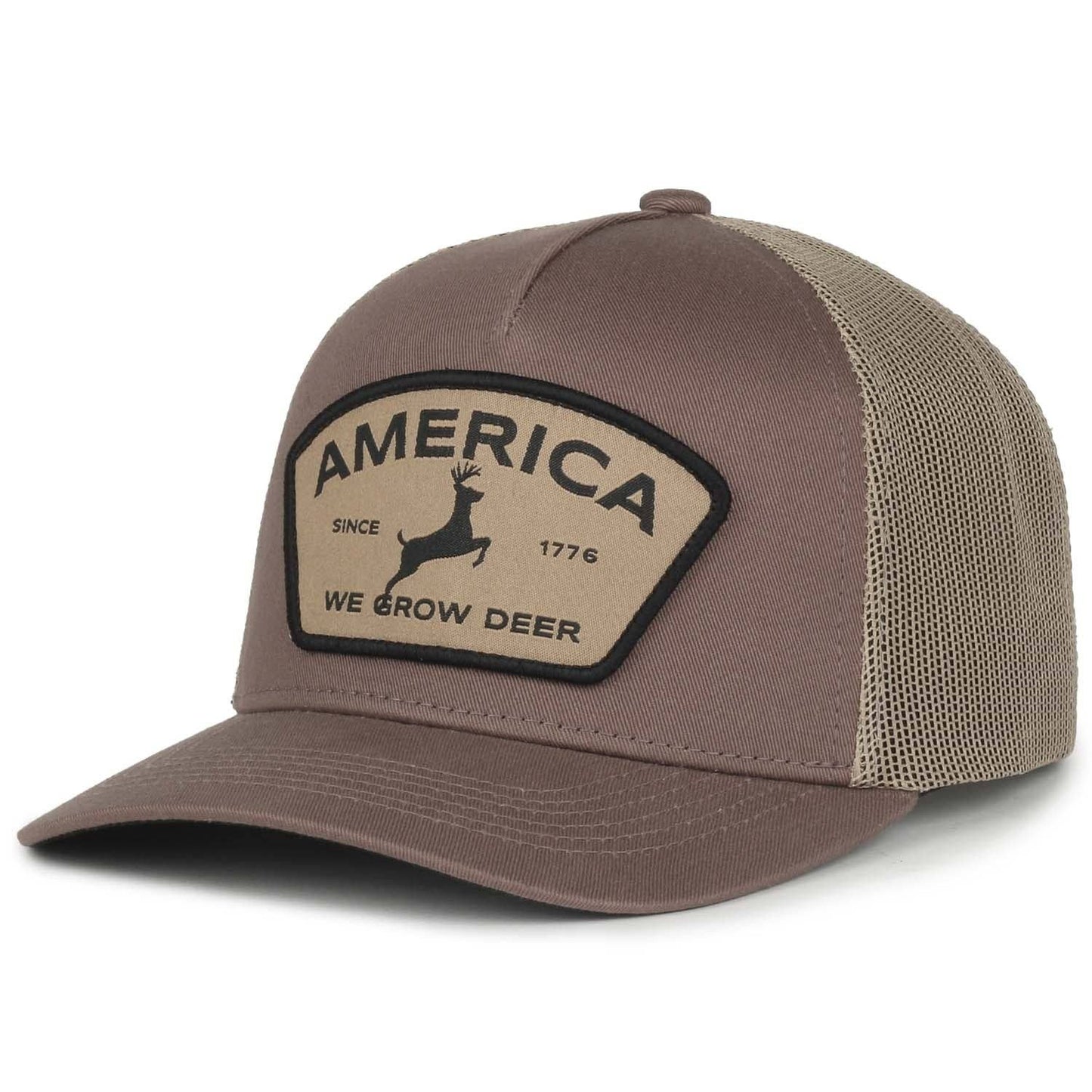 We Grow Deer Badge Hat