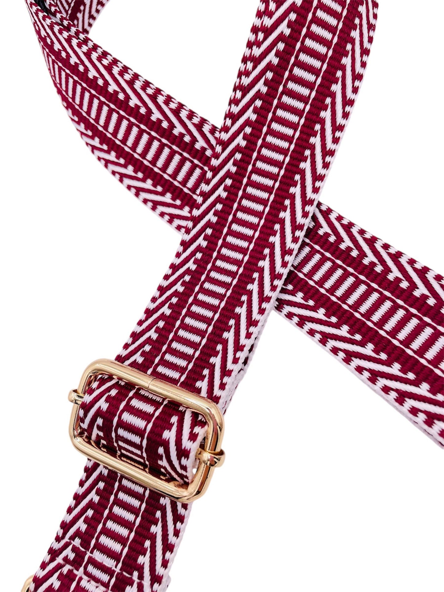 Aggies Maroon and White Bag Strap