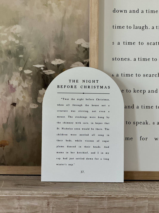 The Night Before Christmas, Arch