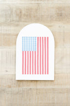 Gingham Flag Arch: Small