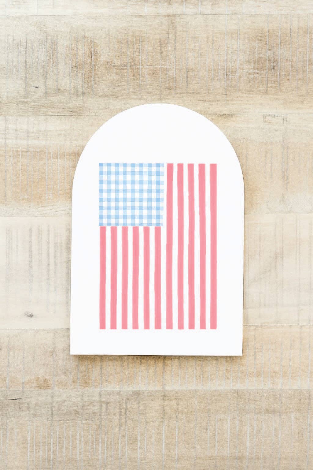 Gingham Flag Arch: Small