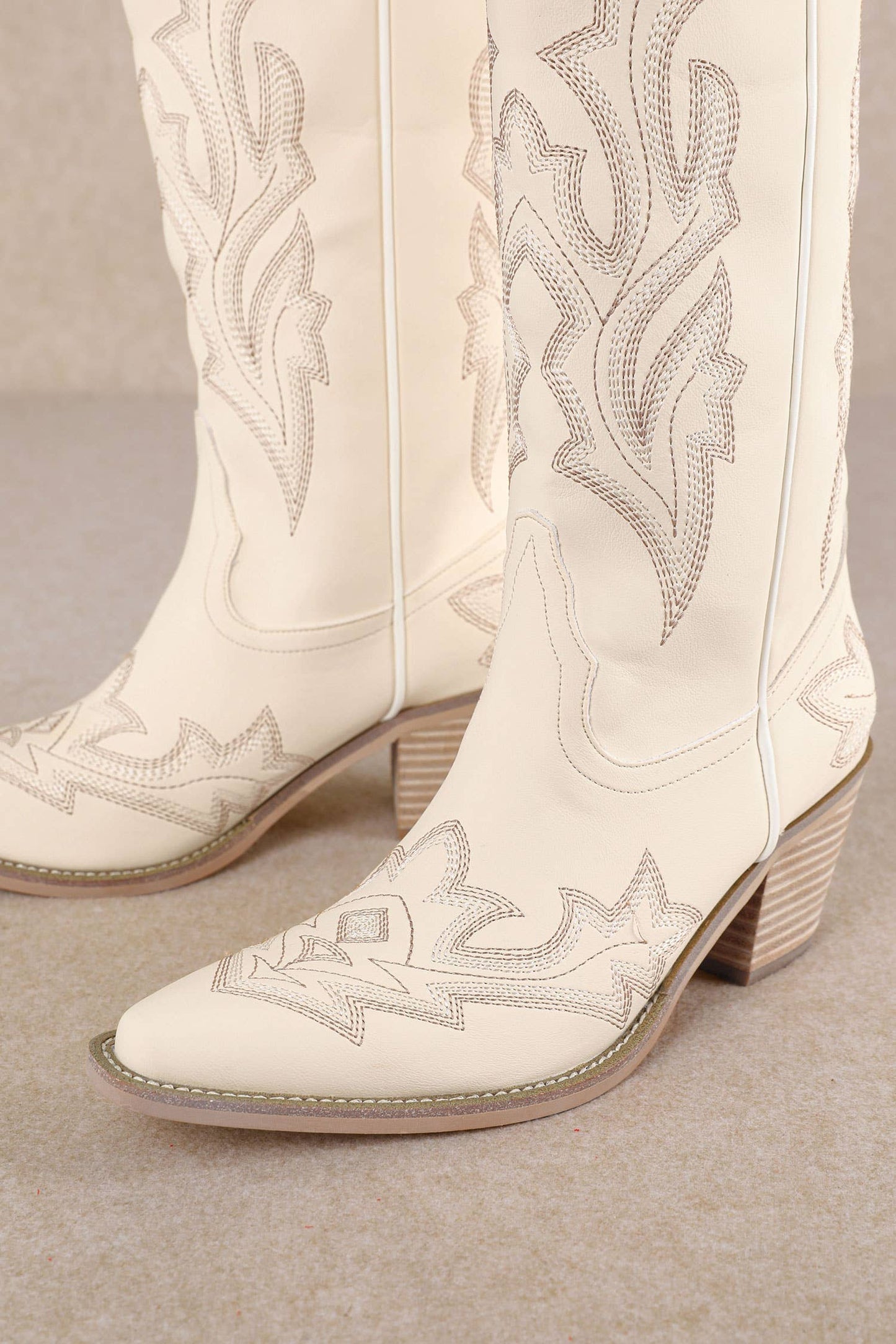 MORGAN IVORY WESTERN BOOT