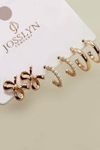 GRACE PEARL HOOP EARRING TRIO