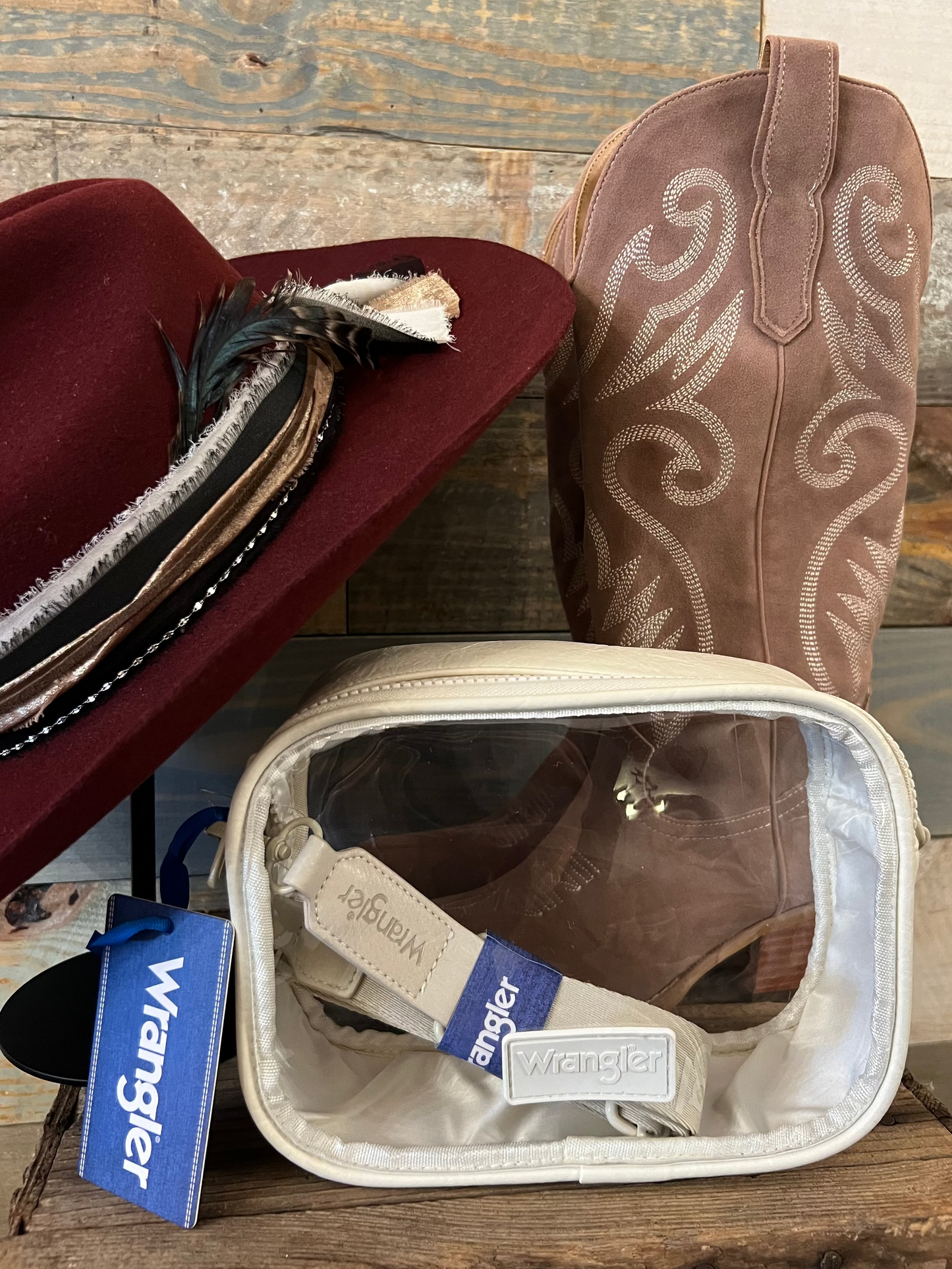 Wrangler Clear Bag- White