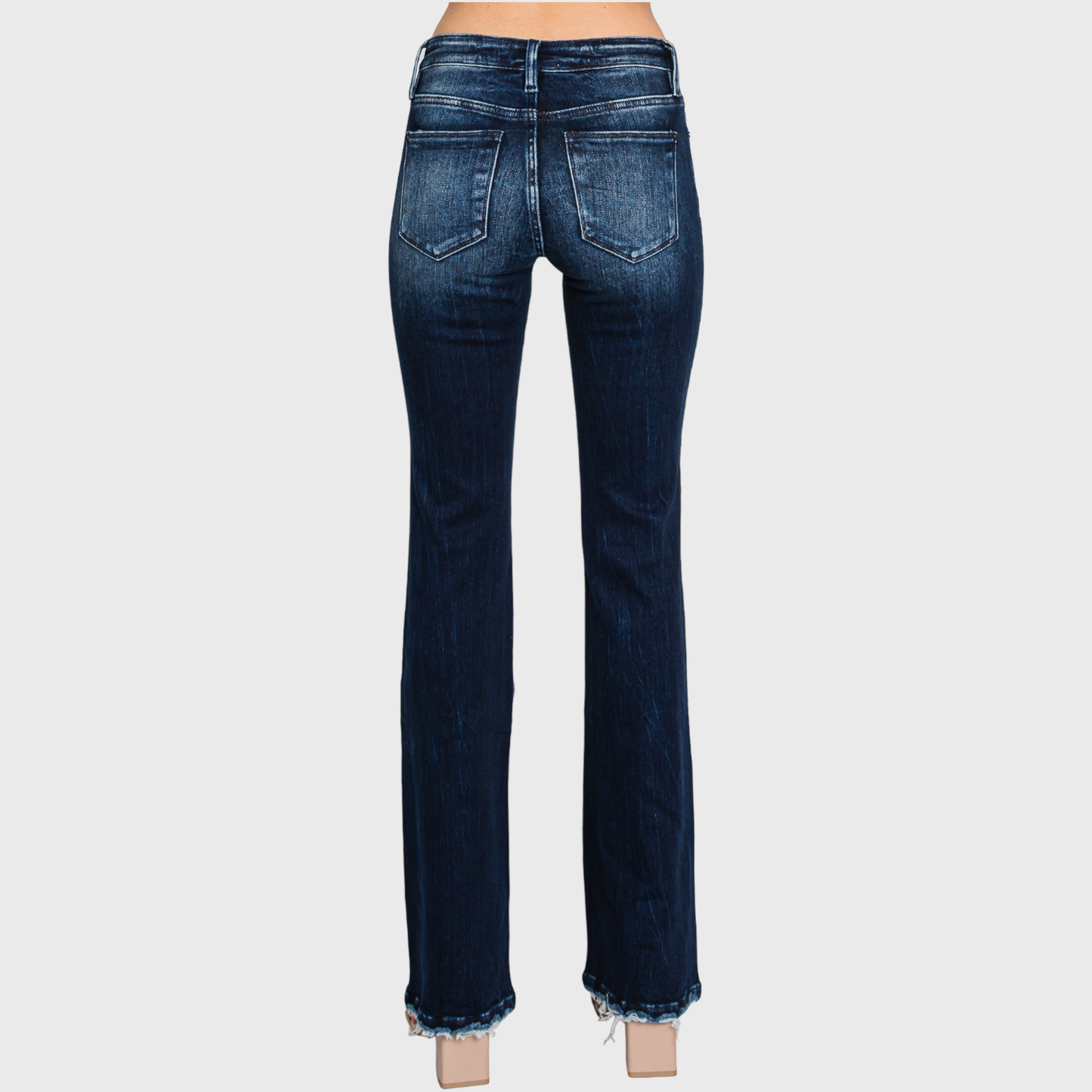 MID RISE STRETCH CLASSIC BOOTCUT JEANS