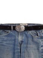 Buckle: Western Oval Sunflower Buckle