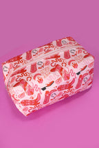 Pink Western Makeup Pouch