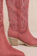 ORREN BOOTS STITCH - RASPBERRY