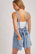 DENIM WASHED OVERALL