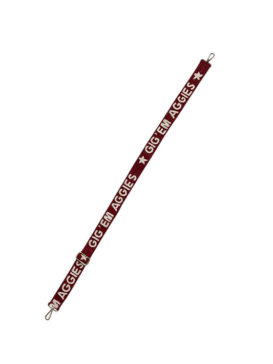 Texas A&M University Aggies Adjustable Beaded Strap