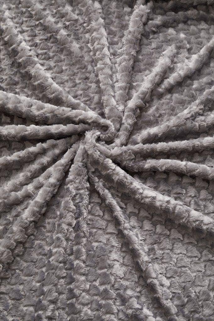 "A Mother's Love" 1-Ply Faux Fur Patch Throw 50"x60"