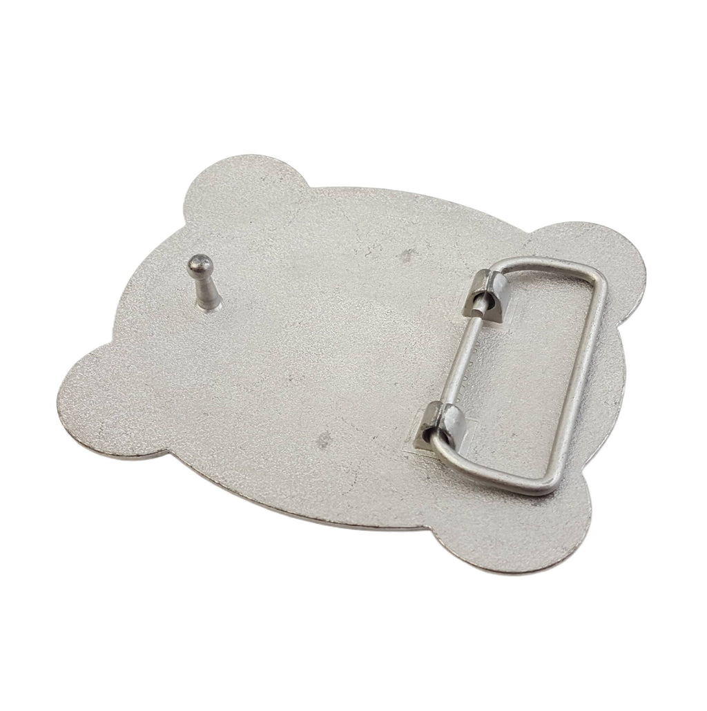 Western-Inspired Belt Buckle w. turqouise stone