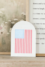 Gingham Flag Arch: Small