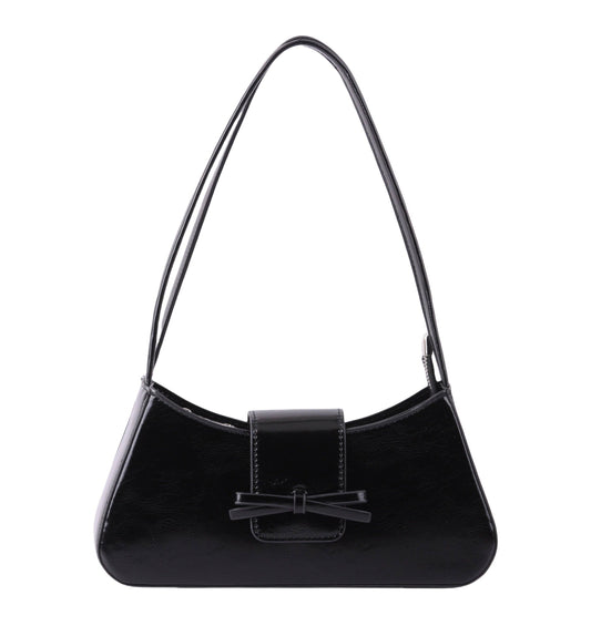 Mini Bow Baguette Handbag