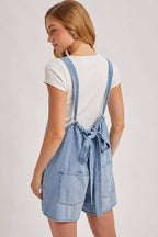 DENIM WASHED OVERALL