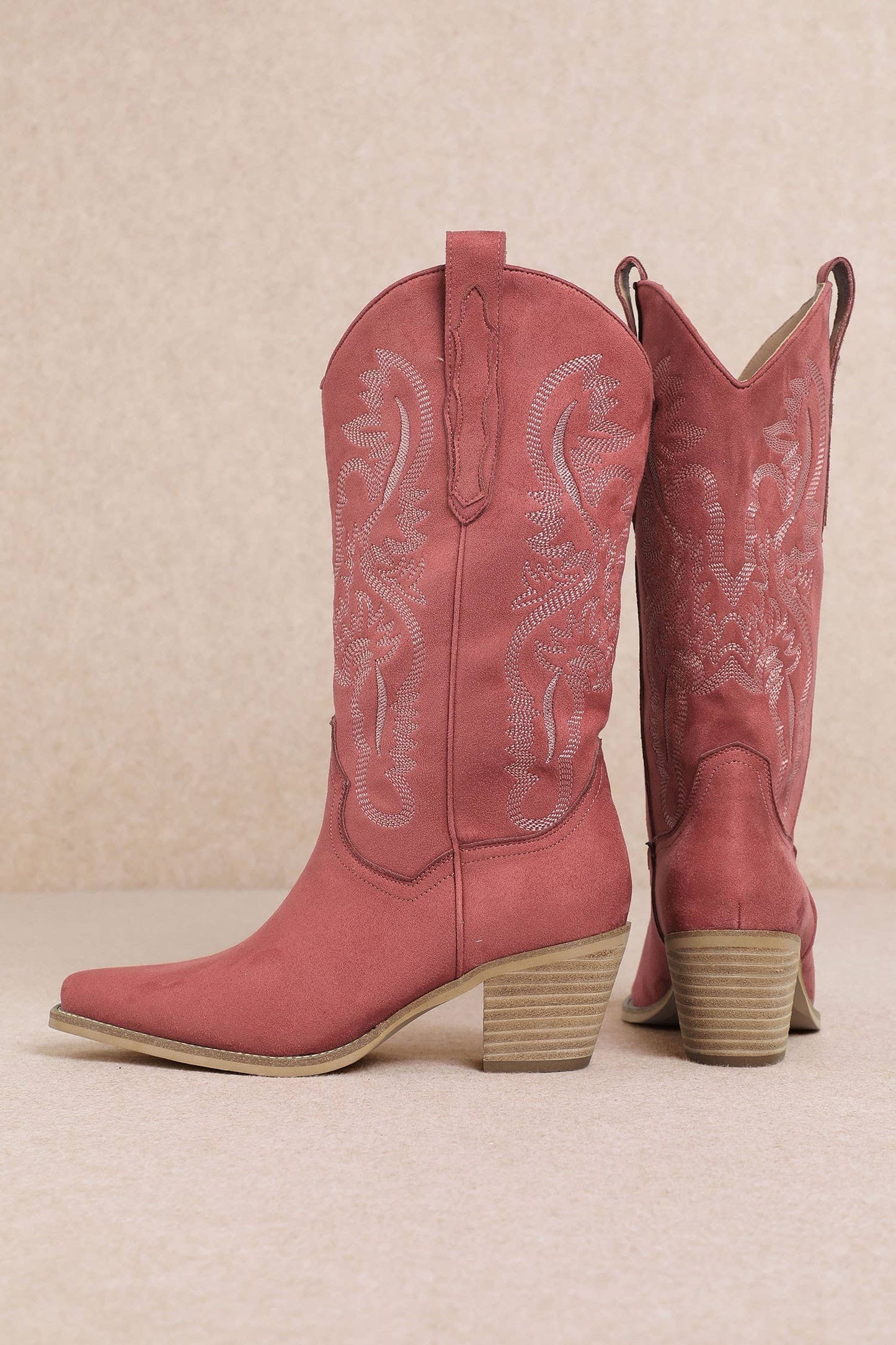 ORREN BOOTS STITCH - RASPBERRY