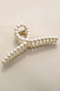 PEARL HAIR CLAW CLIPS OVAL