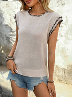 Sleeveless Knit Vest